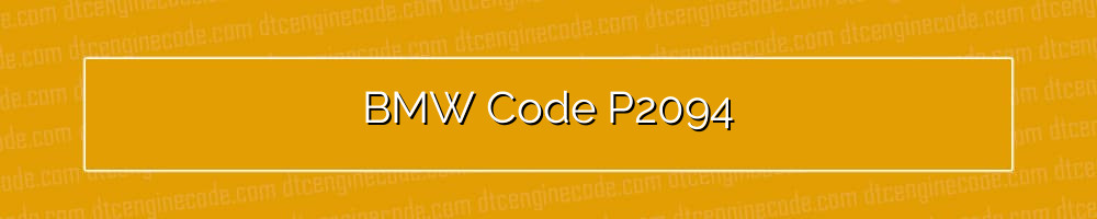 bmw code p2094