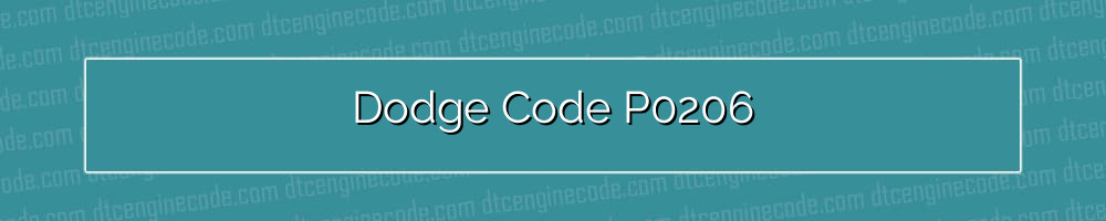dodge code p0206