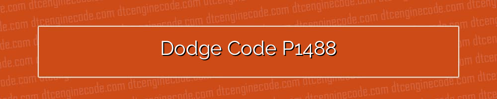 dodge code p1488