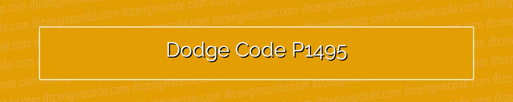 dodge code p1495