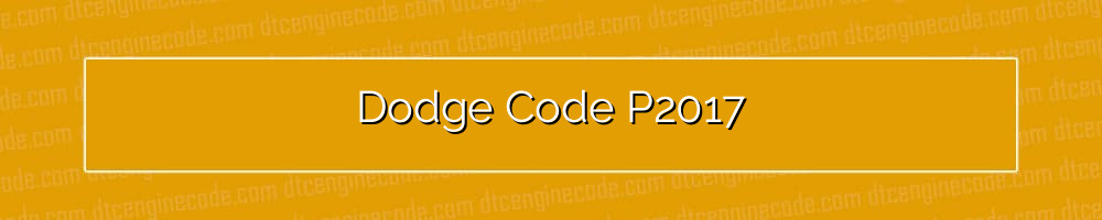 dodge code p2017