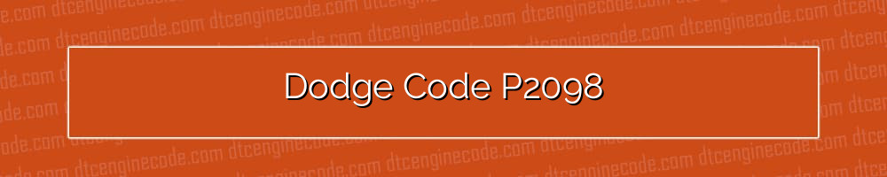 dodge code p2098