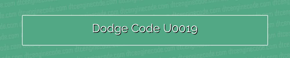 dodge code u0019