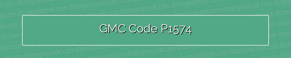 gmc code p1574