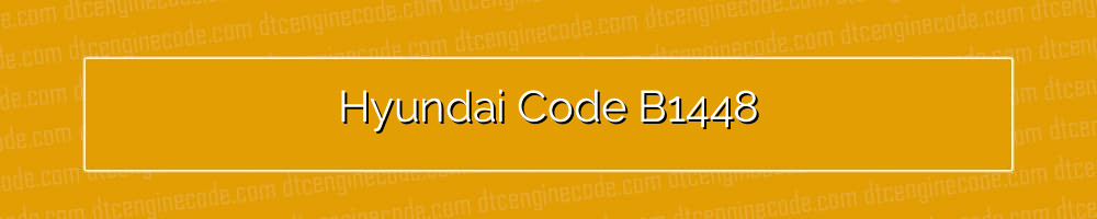 hyundai code b1448