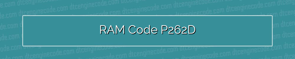 ram code p262d