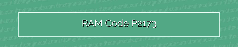 ram code p2173