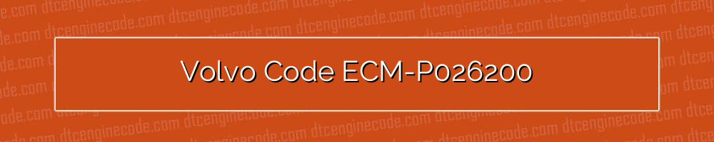 volvo code ecm-p026200